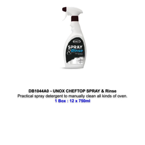 Unox Spray And Rinse Spray Detergent Db1044a0 12 Bottles Price Cn